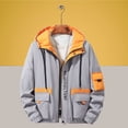 thumbnail image 2 of Weiqiqre Jacket for Men Waterproof Sport Snow Ski Outdoor Mountaineering and Riding Tactical Jacket Coat Drawstring Hooded Overcoat Jacket, 2 of 9