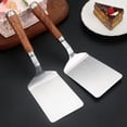 thumbnail image 3 of PRETXORVE A Stainless Steel and Wooden-handled Kitchen Spatula Is A Small Household Kitchen, 3 of 9