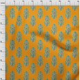thumbnail image 3 of oneOone Georgette Viscose Fabric Leaves & Floral Block Fabric Prints By Yard 42 Inch Wide, 3 of 5