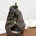 thumbnail image 3 of Incense Burner,Landscape Style Backflow Incense Resin Incense Holder Incense Holder Top Tier Quality, 3 of 8
