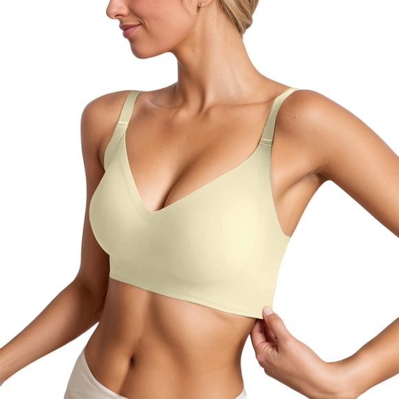 Bra for Everyday Wear Seamless Light Support Lift Push Up Underwire T Shirt Style Bra for Daily Comfort and Versatile Wear