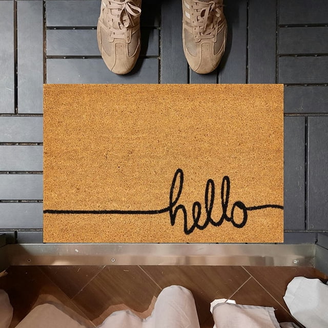 Home Textile Carpet Clearance 1Pcs Decoration Doormat Farmhouse Happy Doormat Doormat Slip Indoor Floor Mat Entrance Rug Holiday Mat Non Slip Visual Doorm 1Pc, Home Textile Carpet