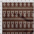 thumbnail image 3 of oneOone Viscose Chiffon Fabric Chevron & Swirl Ikat Print Fabric BTY 42 Inch Wide, 3 of 4