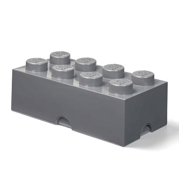 LEGO Brique de Rangement 8 Pierre Gris par Room Copenhagen