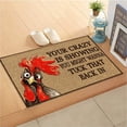 thumbnail image 4 of fheaev Tapis de Porte Poulet, Tapis de Sol Anglais Épais Antidérapant, Tapis d'Entrée Antidérapant, Tapis Absorbant pour Salle de Bain Cuisine, 4 of 8
