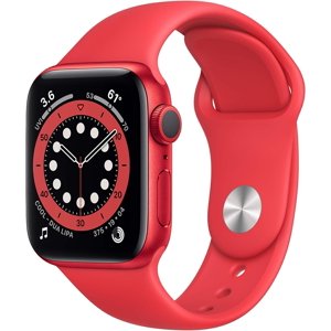 Rénovés Apple montre Series 6 Aluminium 40mm A2293 (GPS + Cellulaire) Rouge (Grade A+)