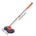 thumbnail image 2 of Extended Reach Car Wash Brush with Microfiber Mop Head for Effortless Vehicle and Windshield Cleaning, 2 of 6