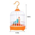 thumbnail image 2 of YIMWNYI Voice Activated Cute Birdcage Light Toy, Musical Bird Simulation, Interactive Toy with Bird Call, Portable Stress Reliever, Home Decoration, Educational Fun Toy for All Ages, 2 of 7