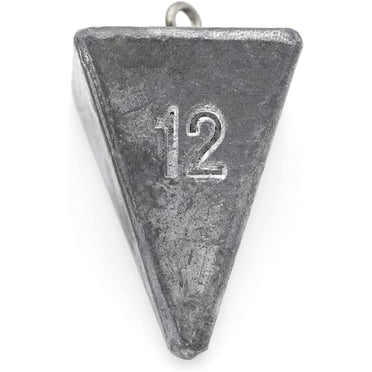 BLUEWING Fishing Weights Sinker Weights Pyramid Lead Saltwater Freshwater Fishing Weights for Surf Fishing 12oz