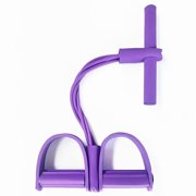 Sokhug Pedal Resistance Bands with Handles, Upgrade 8-Tubes Manual Tension Training Pedal, Natural Rubber Foot Pedal Resistance Bands, Multifunction Fitness Bands for Abdomen, Waist, Arm, Leg