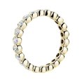 thumbnail image 2 of 0.25 Carat Excellent Round Cut Real Diamond New Design Eternity Band for Wedding Solid 18K Yellow Gold Size 11, 2 of 7