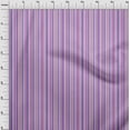 thumbnail image 4 of oneOone Velvet Purple Fabric Stripes Sewing Craft Projects Fabric Prints By Yard 58 Inch Wide, 4 of 4