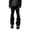 Black, variant on QHFBli Mens Jeans Men's Slim Fit Stretch Denim Ripped Skinny Distressed Straight Leg Hiphop Comfort Flex White L
