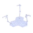 thumbnail image 4 of segolike Solide Figure Présentoir Support de Support pour 1/144 Figurines Modèles Jouets Blanc, 4 of 9