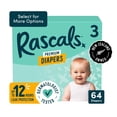 thumbnail image 1 of Couches Rascals Premium, Taille 3, 64 unités, 1 of 10