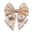 thumbnail image 2 of Bow Ornaments for Christmas Tree, Christmas Ornaments - Christmas Bow Decorations Garland Bow Small Christmas Tree Bow Sequin Bow Tie Christmas Bow Decorations for Home Christmas Party, 2 of 6