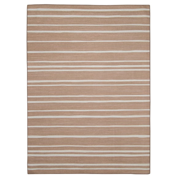 Outdoor Washable Weston Tan & Ivory 7' x 9' Area Rug