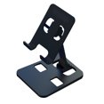 thumbnail image 2 of Support de Cellulaire, Support de Cellulaire Pliable à Angle Réglable, Support de Tablette de Bureau, Compatible avec Tous les Téléphones Portables, Tablettes pour Maison Voyage Bureau, 2 of 8