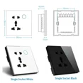 thumbnail image 3 of Shawader Tuya Wifi Smart USB Type-C PD 20W Wall Socket Universal Electrical Plug Outlet Power Switch Wireless,Alexa Google Home, 3 of 5