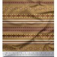 thumbnail image 1 of Soimoi Polyester Crepe Fabric Aztec Southwestern Decor Fabric Printed Yard 42 Inch Wide, 1 of 3