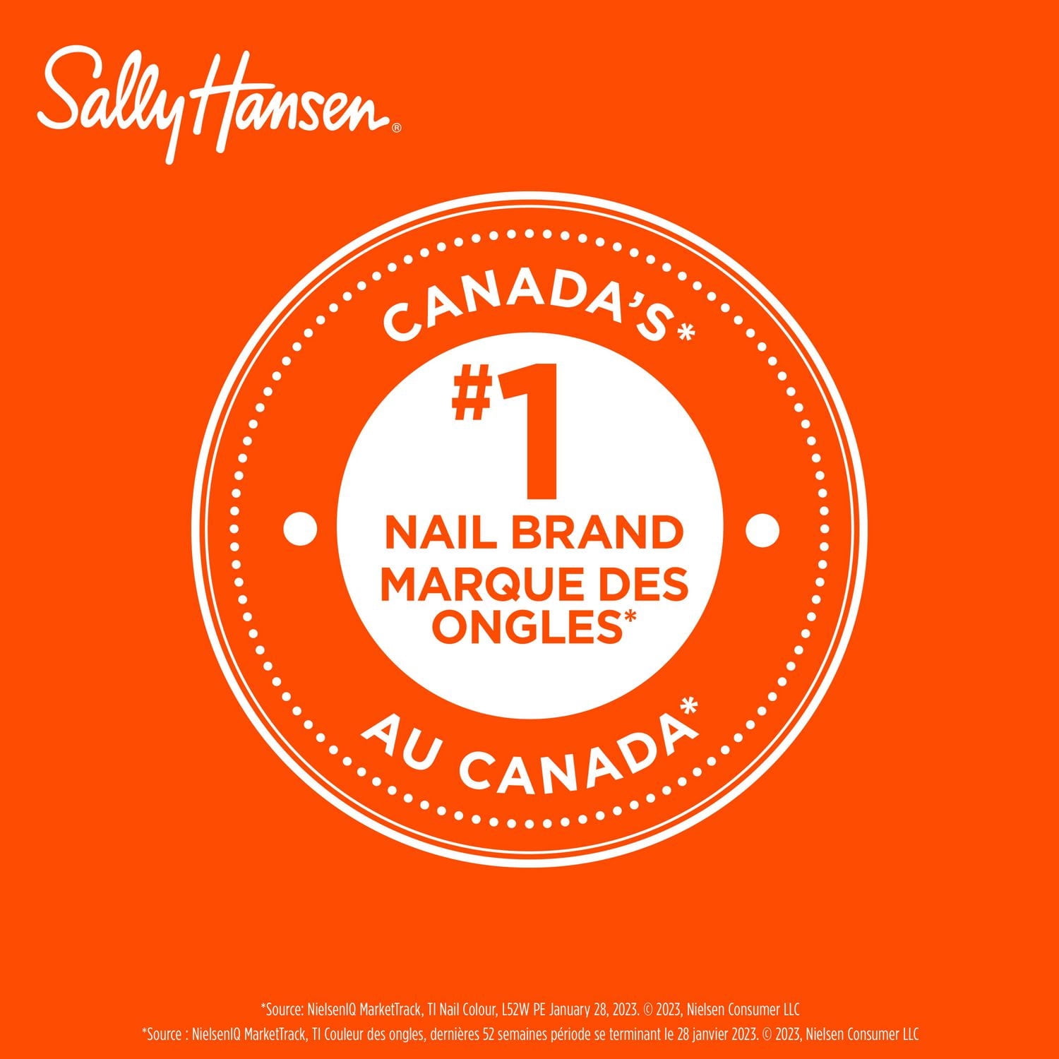 Sally Hansen Insta-Dri® Nail Polish, 3-in-1 Formula with Built-In Base and Top Coat