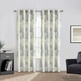 thumbnail image 1 of Loft Living Leszno Light Filtering Grommet Single Curtain Panel 50 x 95 in Blue, 1 of 6