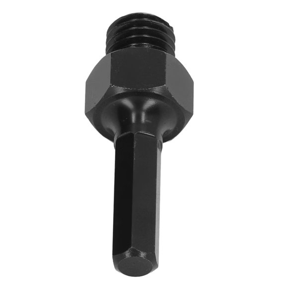 Hex Shank Connecting Converter, Alloy Steel Hex Shank Connecting Rod Adapter Rustproof High Hardness Robust Wear Resistant For Woodworking 5/8-11in