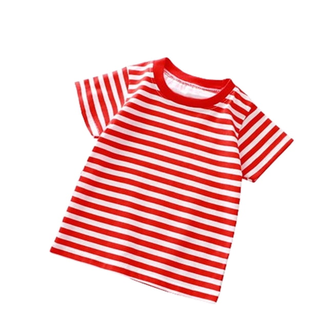 Chemises pour Filles, T-Shirt Graphique à Manches Courtes pour Filles et Garçons, T-Shirt Court à Col Rond