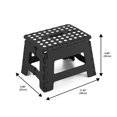 thumbnail image 2 of Jessar - Plastic Folding Step, 29cm x 22cm x 22cm, Black, 2 of 2