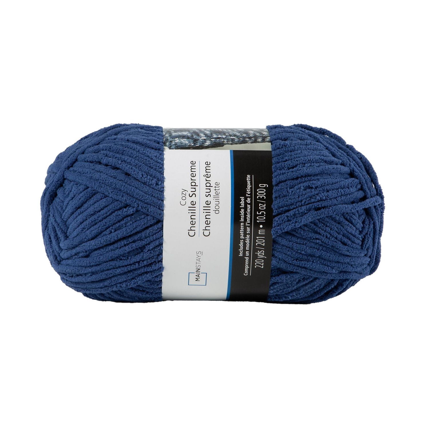 Fil chenille de gris chaud confortable de MAINSTAYS