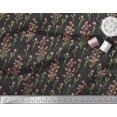 thumbnail image 3 of Soimoi Poly Georgette Fabric Flower Watercolor Print Fabric by The Yard 42 Inch Wide, 3 of 3