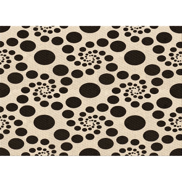 Ahgly Company Machine Washable Indoor Rectangle Transitional Golden Blonde Gold Area Rugs, 7' x 10'