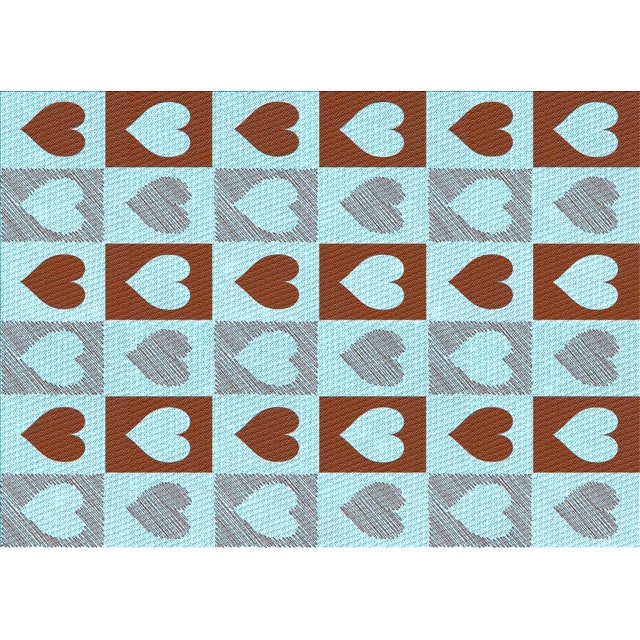 Ahgly Company Machine Washable Indoor Rectangle Transitional Blue Lagoon Blue Area Rugs, 8' x 10'