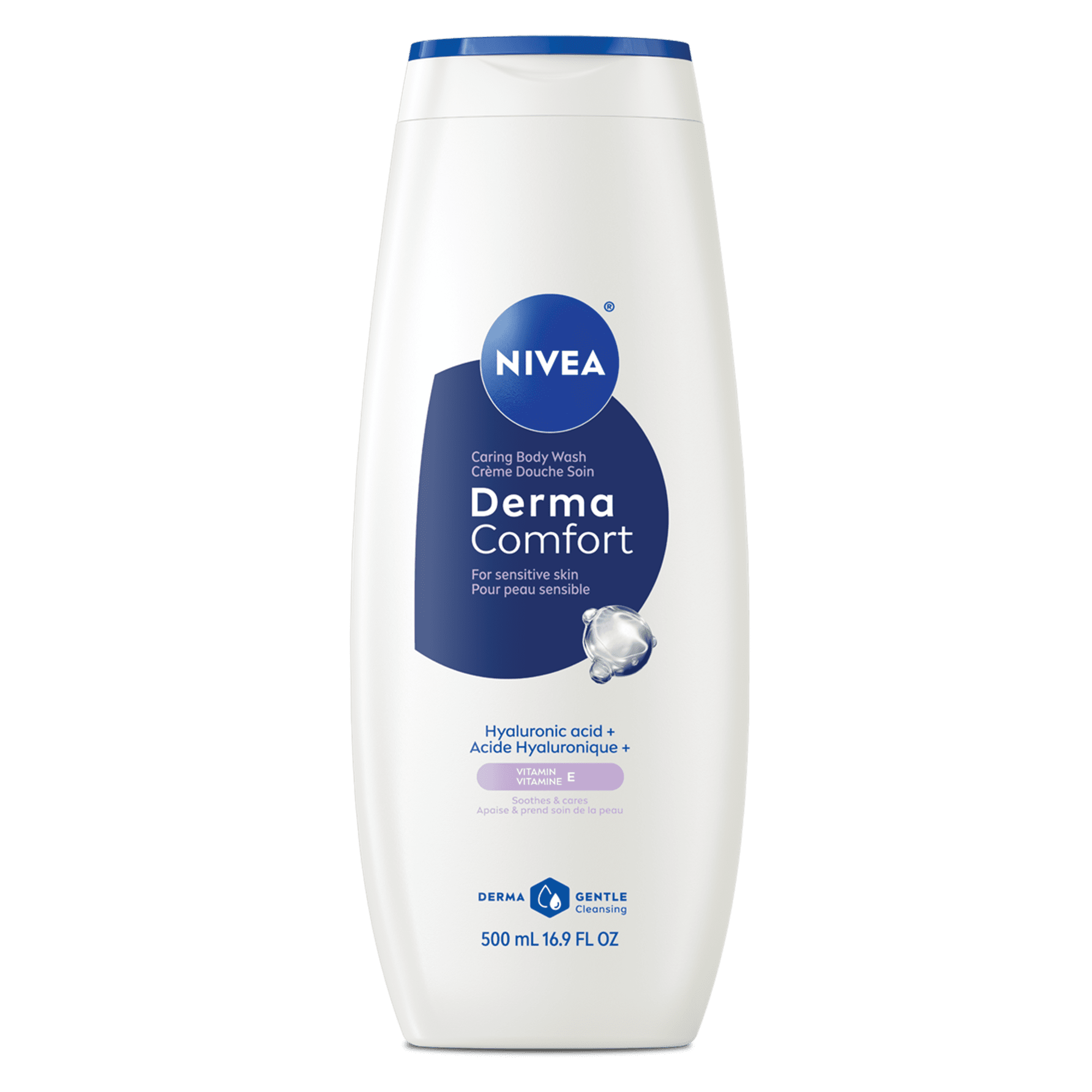 Nivea Derma Comfort Shower Gel, Body Wash For Sensitive Skin, 500ml 500 Ml