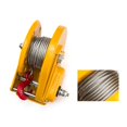 thumbnail image 3 of Small Winch Tractor,2600 LBS Portable Hand Crank Two-way Self-locking Manual Winch Household Small Winch Tractor ,Powerful Pulling Performance, 3 of 6