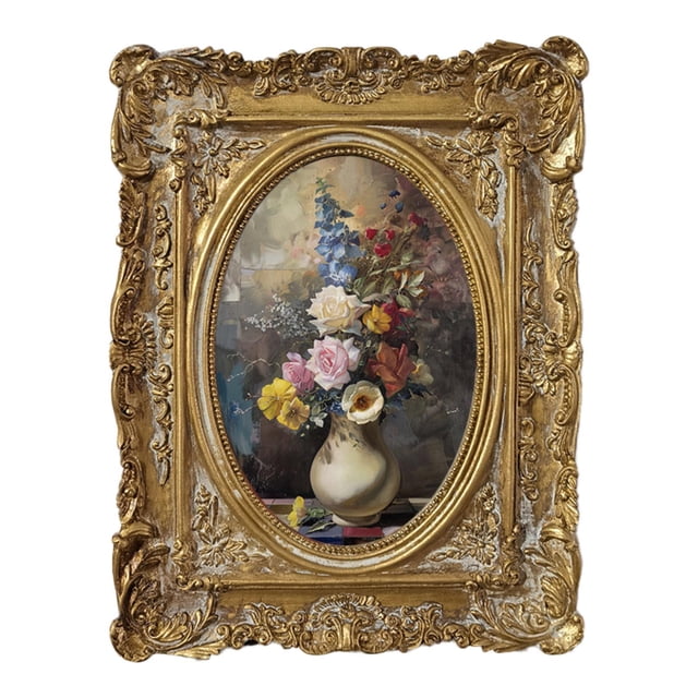 jifeng Vintage Picture Frame Birthday Gift Photo Holder for Hallway Office Tabletop