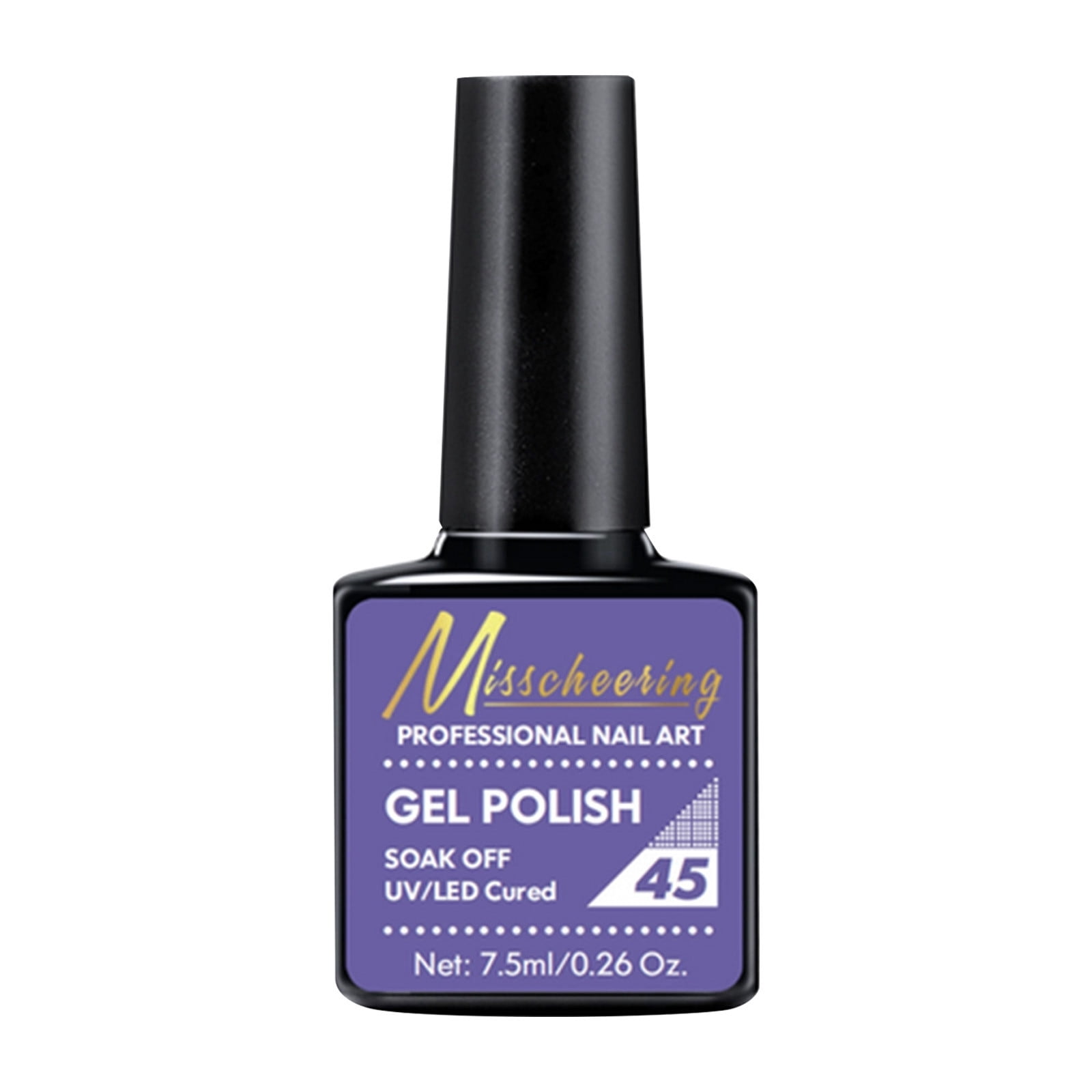 Nail Salon Long Lasting Nail Polish Odorless Non Damaging Quick Drying Removable Nail Polish Artist's Special Color Nail Polish（7.5ml）