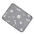 thumbnail image 4 of Dog Washable Pee Pads Bone Pattern Reusable Water Absorption Prevent Slipping Waterproof Breathable Pet Training Pads 90 X 75 Cm/35.4 X 29.5in, 4 of 5