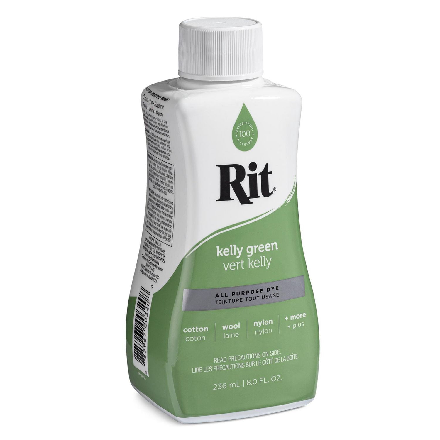 RIT All Purpose Liquid Dye, Green, 236 mL (8 oz)