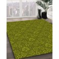 thumbnail image 3 of Ahgly Tapis d'Intérieur Lavable en Machine Carré Vert Pistache, 6 Pieds Carré, 3 of 7