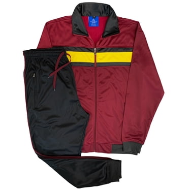 Men's Tracksuit contrast Color 2-piece Set