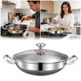 thumbnail image 1 of Noehoiugi Alloy Pan,Double Handle Non Stick Titanium Pans For Cooking,Ultra-Durable,Scratch-Resistant,Even Heating Frying Pans,Compatible With All Cooktops,With Lid, 1 of 7