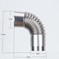 thumbnail image 4 of yeacher Ensemble d'Accessoires pour Cheminée de Tente Extérieure en Verre Résistant aux Hautes Températures avec Composants en Acier Inoxydable, 4 of 6