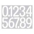 thumbnail image 1 of 4 Inch Large Size Number Stickers, 1 Sheet Self Adhesive House Numbers for Mailbox, Trash Cans - Waterproof Vinyl Numbers Sticker, for Easy Backing Peeling, Bold and Easy-to-Read House Number Labels, 1 of 9