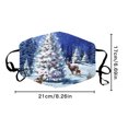 thumbnail image 1 of kurtrusly Christmas Themed Face Mask Dustproof Breathable Printing Mask with Elastic Ear Band Type 9, 1 of 7