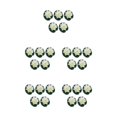 thumbnail image 1 of Wweixi 5pcs/set Artificial Lotus Realistic Appearance Easy To Clean Long-lasting milky white 5Set, 1 of 6