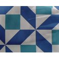 thumbnail image 4 of oneOone Georgette Viscose Fabric Triangle|Parallelogram & Square Geometric Print Fabric By The Yard 42 Inch Wide, 4 of 4