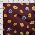 thumbnail image 2 of oneOone Polyester Lycra Fabric Flower Watercolor Print Sewing Fabric BTY 56 Inch Wide, 2 of 4