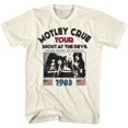 thumbnail image 1 of Motley Crue SATD83 T-Shirt Naturel pour Adulte, 1 of 2