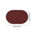 thumbnail image 4 of Feltree Premium Diatomite Bath Mat for Bathroom, Non-Slip Absorbent Floor Mat, Fast Drying, Oval Shape, 16x24 Inches, 4 of 8